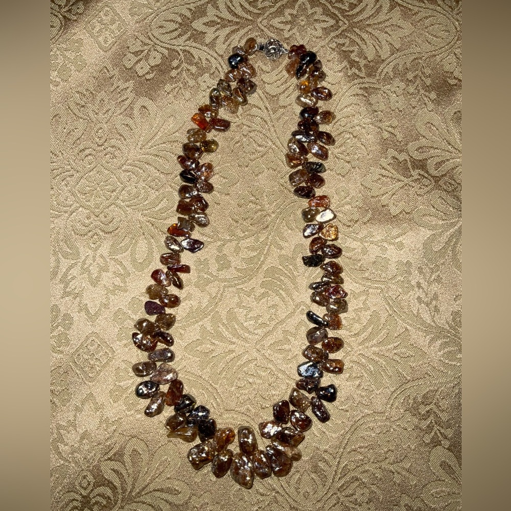 Rare Umba Sapphire Bead Necklace